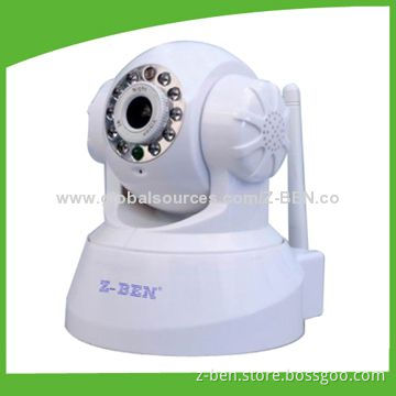 H.264 IP Pan/Tilt Dome Camera with High-resolution and Vivid Image